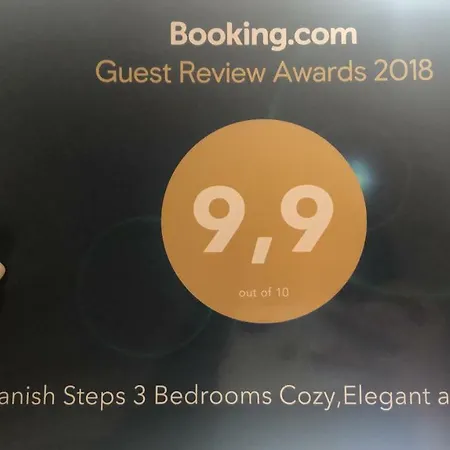 Lejlighed Spanish Steps 3 Bedrooms Cozy,elegant And Rom